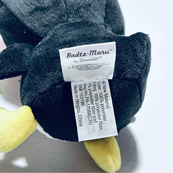 Valentine Hello Kitty And Friends Badtz-Maru Plush 9in NEW - Picture 5 of 10